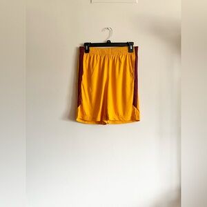 Tek gear yellow summer active shorts (boys XL)
